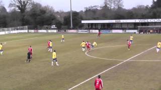 Staines Town 06 Bromley  Sat 7th Feb 2015 [upl. by Sinnard]