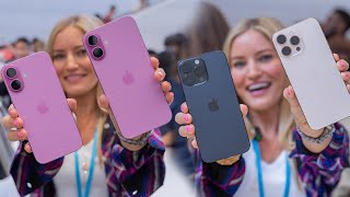 Hands on with the NEW iPhone 16 lineup [upl. by Nilreb]