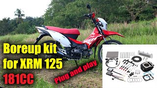 Bore Up kit ko XRM 125 181cc [upl. by Anek]