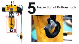 ENDO Air hoist EHL daily inspection [upl. by Karalynn]