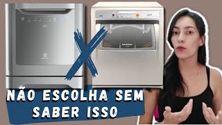 COMPARAÇÃO entre as lava louças brastemp 8s e Electrolux 8s  qual escolher [upl. by Kirit]