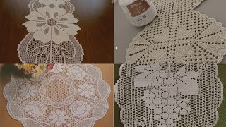 Crafting Beautiful Crochet Tablecloths Easy Patterns amp Techniquesquotcrochet doilycrochet runnerr [upl. by Adnauqaj]