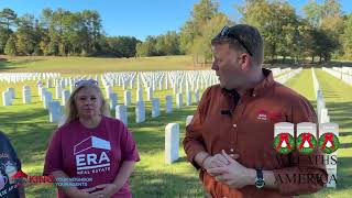 National Cemetary Wreaths Across America 2024 [upl. by Enilada476]