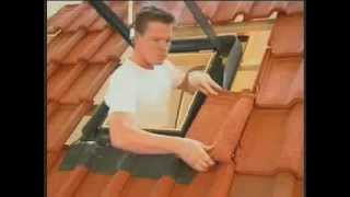 FENSTRO skylights  Installation on a tile roof [upl. by Dniren]