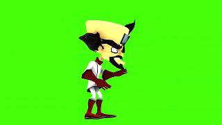 Dr Neo Cortex turn 2 4k green screen [upl. by Eninaj]