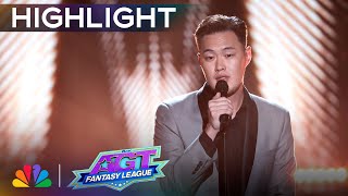 EnkhErdene SURPRISES the crowd with quotAlways On My Mindquot  SemiFinals  AGT Fantasy League 2024 [upl. by Annuahs]