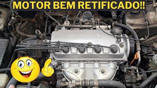 Honda Civic 2000 c Motor Bem Retificado  Dicas de Retífica e Reset da Marcha Lenta [upl. by Khudari]