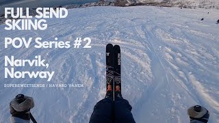 FULL SEND SKIING  POV Series 2  Narvik Norway [upl. by Nnairahs]