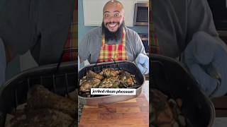 LETS MAKE SOME JERKED RHUM PHEASANT WITH ME jerkedrhum jamaicanfood [upl. by Lipinski]