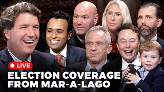 Tucker Carlson Election Night LIVE From MaraLago With Special Guests [upl. by Truman]