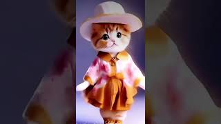 Viral cute dance cat dance funny [upl. by Idak]