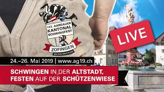 LIVE  113 Aargauer Kantonalschwingfest 2019 in Zofingen [upl. by Agle]