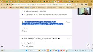 PSM Mock exam 8 part 6  process safety management  Multiple choice question  NEBOSH PSM exam [upl. by Lieno]