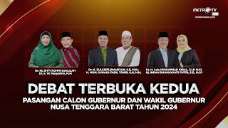 FULL DEBAT TERBUKA KEDUA PASANGAN CALON GUBERNUR DAN WAKIL GUBERNUR NTB TAHUN 2024 [upl. by Ahsienad]