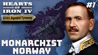 The Return Of The Norwegian Monarchy Hoi4  Arms Against Tyranny Norway Monarchist 1 [upl. by Clari328]