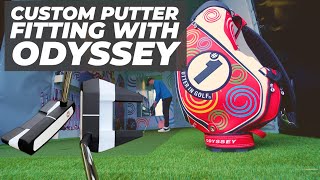 Custom Odyssey Putter Fitting at Mount Juliet Estate [upl. by Enerual126]