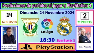 Real Madrid y Leganés Jornada 14 de la Liga española 2024 2025 [upl. by Leirvag]