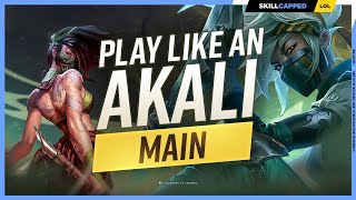 How to Play Like an AKALI MAIN  ULTIMATE AKALI GUIDE for SEASON 13 [upl. by Gorey]