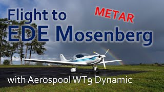 ✈ Flug auf den Mosenberg mit einer Aerospool WT9 Dynamic  METAR [upl. by Aihsiyt]