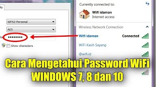 Cara Melihat Password WiFi di PC dan Laptop Windows [upl. by Nomaj]