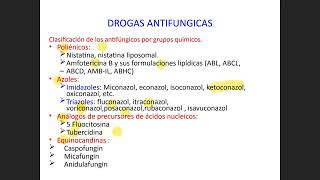 Farmacología  Farmacología de los Antifúngicos 11 [upl. by Ardeed327]