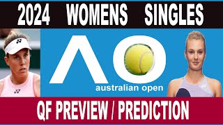 Noskova v Yastremska Australian Open 2024 Womens QF Preview and Predictions [upl. by Bedell210]