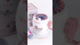 Amazing Wool Yarn Circular Knitting Machine  Create Hats Scarves amp More DIYKnittingMachine [upl. by Edaw]