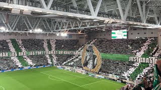 Hemmapremiären Hammarby  Degerfors 2023 MÄKTIGT TIFO [upl. by Vivyan776]