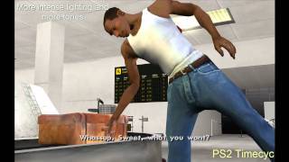 GTA SA PS2 Timecyc on PC [upl. by Eanom]