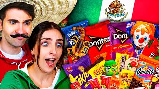 PROBANDO DULCES MEXICANOS con MI HERMANA  🌶️🔥🍬 [upl. by Erastus115]