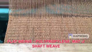 Polypropylene carpet weaving 25mtr width [upl. by Eisnil]