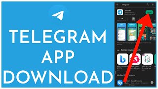 How to Download amp Install Telegram App on Android Devices 2023 [upl. by Eelir595]