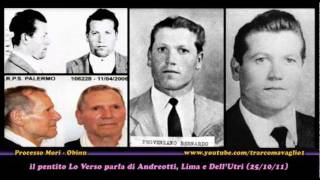 il pentito Lo Verso ex autista di Provenzano nomina Andreotti e DellUtri Parte1di2  25Ott2011 [upl. by Atilam133]