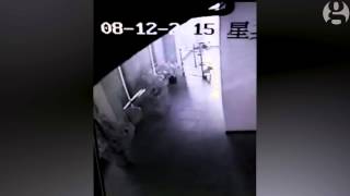 Huge explosion in Tianjin China caught on CCTV [upl. by Winshell]