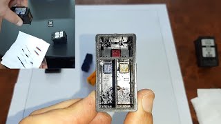 Refill canon ink cartridge fastest wayWe just need the cutter and ink With a few quick secrets [upl. by Swartz]