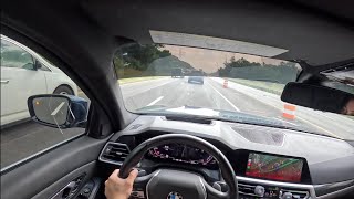 G20 BMW 330i POV  New tires [upl. by Johathan]