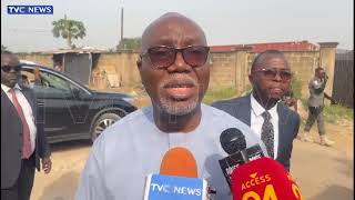 WATCH Ondo Governor Aiyedatiwa Pays Condolence Visit To Akeredolus Wife Children In Ibadan [upl. by Varrian]