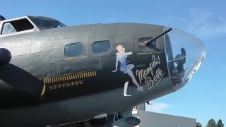 World War II navigator flies in Boeing B17 bomber again [upl. by Namyl122]