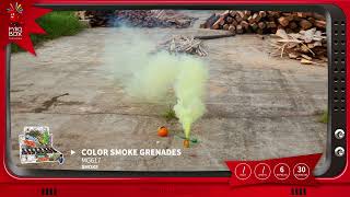 MG617 COLOR SMOKE GRENADES [upl. by Roid]