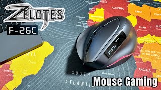 Zelotes F26C  The Best Vertical Mouse Wireless Gaming  with Display and LED [upl. by Sergei]