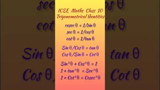 icse maths class 10 TrigonometricalIdentities introductiontotrigonometryclass10 [upl. by Owain114]