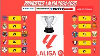 pronostic liga espagnol Les 10 meilleurs pronostics LIGA 20242025 [upl. by Leahicm]