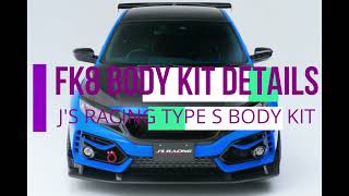 JS RACING CIVIC TYPER FK8 Body Kit [upl. by Fisk848]