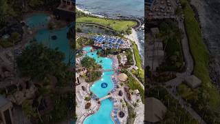 😱 Largest Pool in The Big Island of Hawaii  Hilton Waikoloa Village [upl. by Giefer]