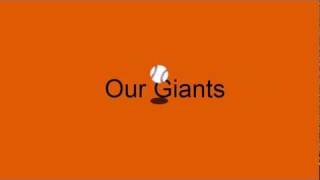 quotGO GIANTS GOquot song amp followthebouncingball graphic [upl. by Lletnom512]