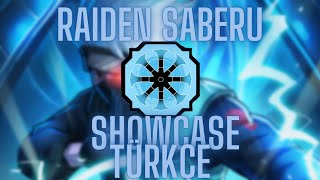 Raiden Saberu Showcase   Shindo Life Türkçe [upl. by Kaltman574]