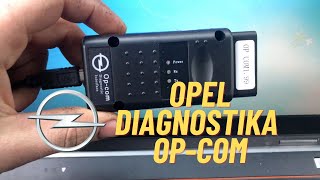 TEST čínského klonu autodiagnostiky pro vozy Opel OPCOM [upl. by Tebor785]