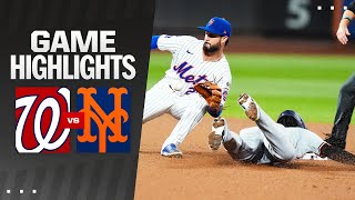 Nationals vs Mets Game Highlights 91624  MLB Highlights [upl. by Atinauq]