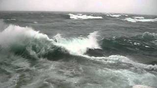 Lake Superior April Storm at Pictured Rocks [upl. by Aicilana34]