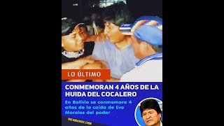 En Bolivia conmemoran 4 años de la HUIDA de Evo tras FRAUDE 2019  Bolivia Hoy Noticias 10 noviembre [upl. by Nnovahs]